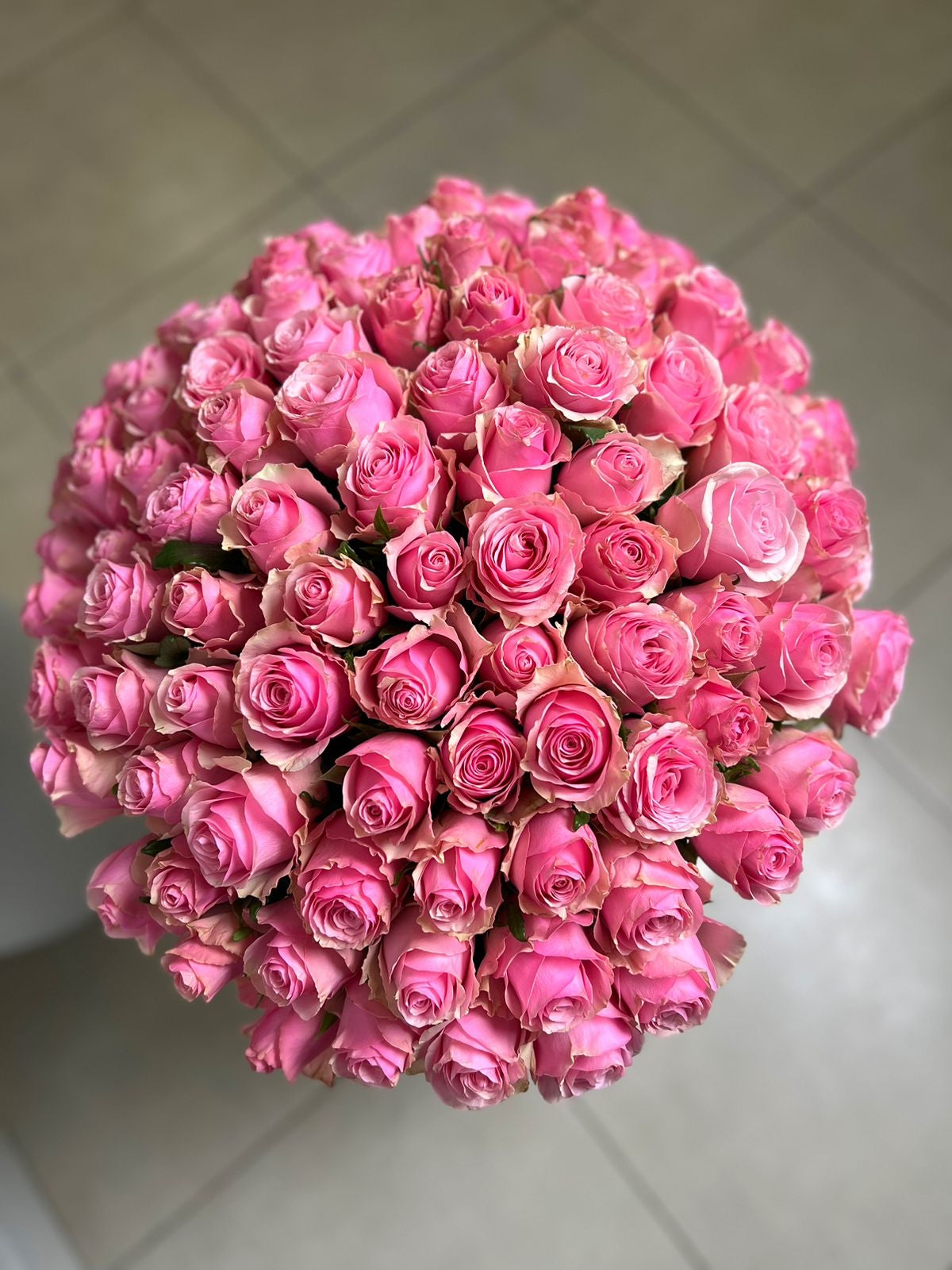 PINK ROSES IN A VASE