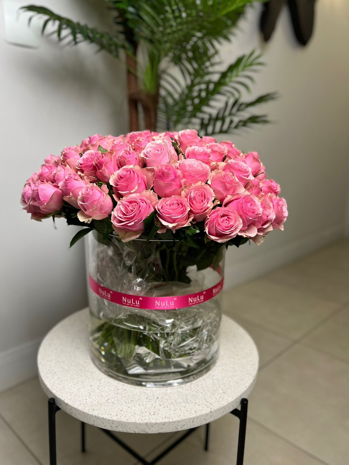 PINK ROSES IN A VASE