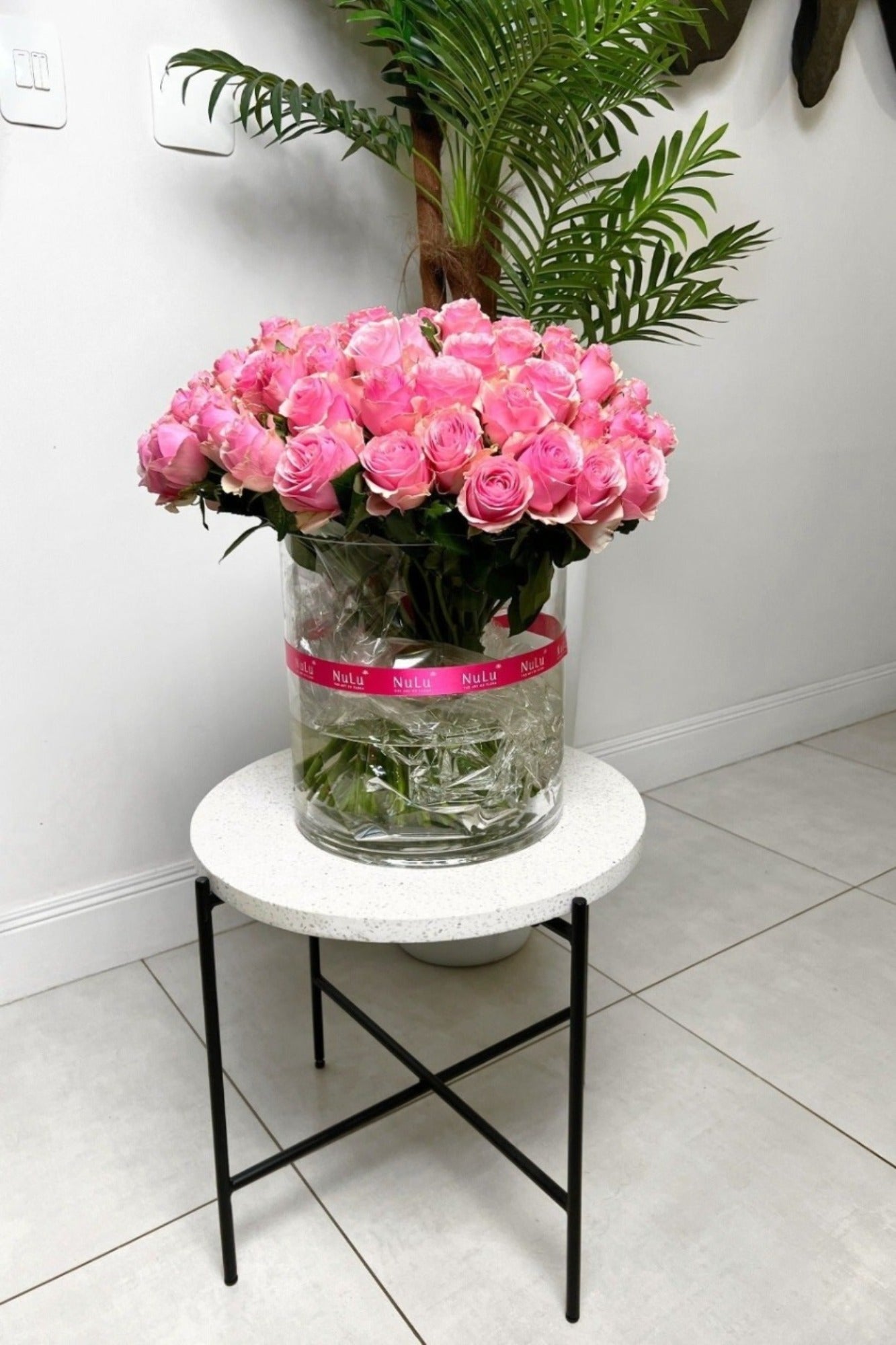 PINK ROSES IN A VASE